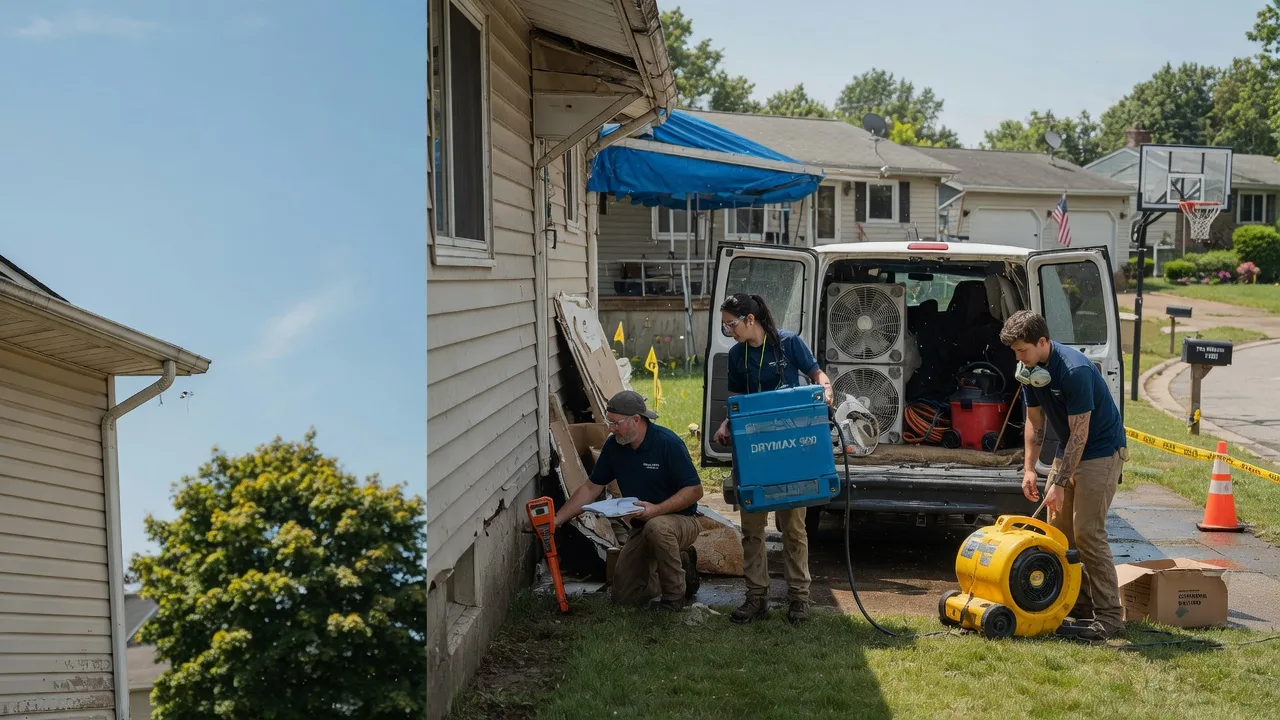 Ceiling Leak Cleanup in Maidsville, WV near me